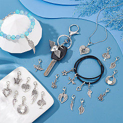 40 шт. 20 стиля подвески из сплава крыла украшения HJEW-PH02111