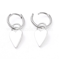 Серьги-кольца с подвесками из латуни&nbsp;EJEW-L234-002P