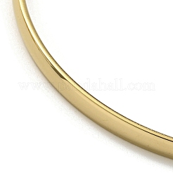 Juego de brazaletes de anillo plano liso de acero inoxidable 202 con revestimiento al vacío de PVD de 7 pieza&nbsp;BJEW-M317-14B-G