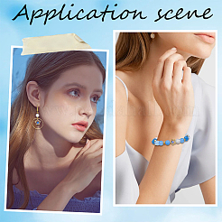 100шт стойка с покрытием латунные бусины рамки KK-SP0002-26G