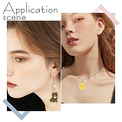 24шт 8 стиля подвески из цинкового сплава с эмалью&nbsp;ENAM-FS0004-05