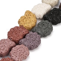 Бусы из натуральной лавы&nbsp;G-G347-01A