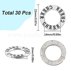 30 шт. соединительные кольца из сплава в тибетском стиле FIND-SC0009-20