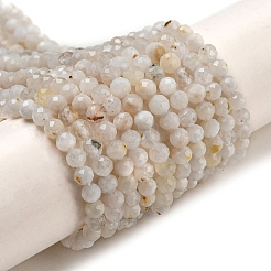 Бусины из натурального радужного лунного камня G-A097-A02-03