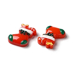 Кабошоны из непрозрачной рождественской смолы&nbsp;RESI-K019-31