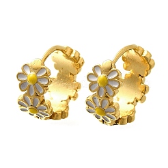 Серьги-кольца из нержавеющей стали 304 для женщин EJEW-C096-46G