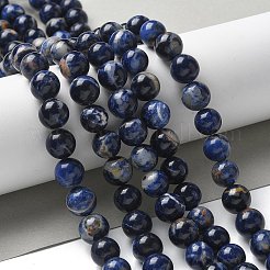 Cordes de perles de sodalite Afrique du Sud naturel&nbsp;X-G-S259-35-10mm