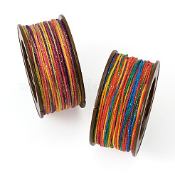 2 Rolle 2 Farben segmentgefärbte runde Polyester-Drehschnüre&nbsp;OCOR-TA0003-59E