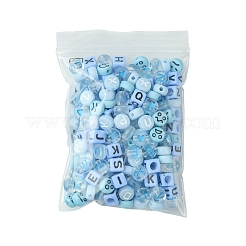 200шт акриловые бусины SACR-FS0001-31