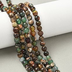 Природный агат бисер нитей&nbsp;G-C082-A01-52