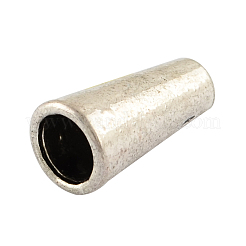 Stile tibetano coni lega apetalous perline&nbsp;TIBE-06750-AS-FF