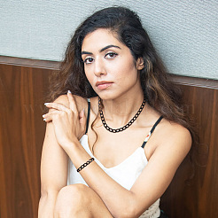 Овальные бордюрные цепи из оксидированного алюминия CHA-TAC0004-01EB