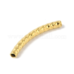 Изогнутые трубчатые бусины из нержавеющей стали 304&nbsp;LS-STAS-M071-03I-G