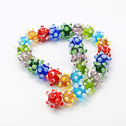 Бусины ручной работы ухабистой бисер нитей X-LAMP-G050-1