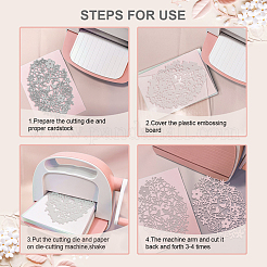 Углеродистая сталь разрезает трафареты DIY-WH0309-3328