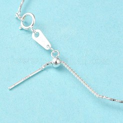 925 bracelets torsadés en argent massif&nbsp;BJEW-G680-01S