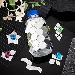 210 шт. 3 вида самоклеящихся акриловых кабошонов DIY-PH0022-93A