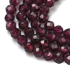 Гранат природный бисер нитей&nbsp;G-B168-A05-4mm