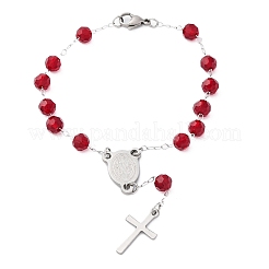 Браслеты из звеньевой цепи из нержавеющей стали 304 BJEW-A032-05P