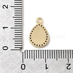 Латунные микро проложить кубического циркония подвески KK-H089-07A-G