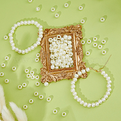 500 шт. искусственный жемчуг акриловые европейские бусины OPDL-DC0001-02