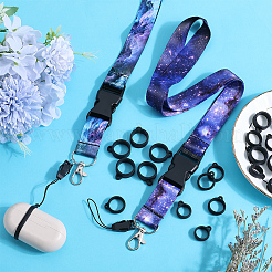 2шт. 2-х сторонний ремешок для держателя карт из полиэфирной ленты DIY-GF0008-32