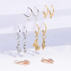 Латунные серьги-обручи KK-NB0002-27