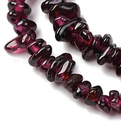 Гранат природный бисер нитей G-K402-B01-01