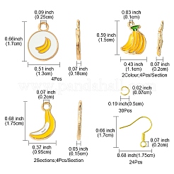 Серьги-подвески в форме банана своими руками DIY-FS0006-04