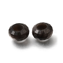 Perles européennes en obsidienne rouge argentée naturelle&nbsp;GG-NH0003-A02