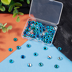70pcs 2 Arten Glascabochons&nbsp;GLAA-TADJ0001-18E