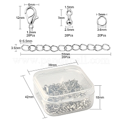 Kit de fabrication de chaîne d'extrémité diy&nbsp;DIY-YW0005-55P