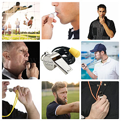 Свистки из нержавеющей стали марки 304 DIY-WH0344-044