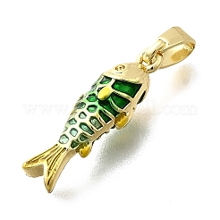 Латунь эмаль подвески&nbsp;KK-P336-34G-02