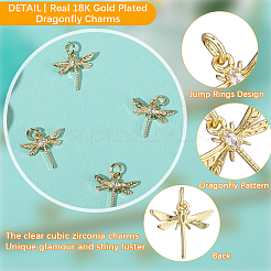 10 шт. Латунные подвески с микропаве&nbsp;KK-BBC0021-84