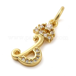 Латунные микро проложить кубического циркония подвески&nbsp;KK-M273-01G-B