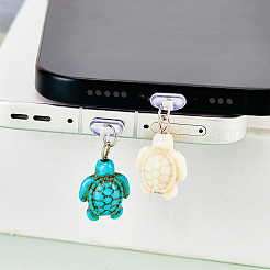 4 шт. 2-х цветные пластиковые мобильные пылезащитные заглушки&nbsp;HJEW-CN00014