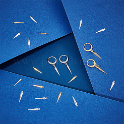 100шт 2-х цветный латунный кулон KK-UN0001-35