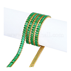 1м латунные цепочки со стразами CHC-PH0001-27A