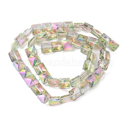 Стеклянные бусины с гальваническим покрытием &nbsp;EGLA-L045-B