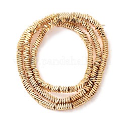 Гальванические нити из синтетических немагнитных гематитовых бусин G-G849-07A-LG