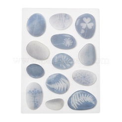 3D Kieselstein-Aufkleber-Set aus Epoxidharz und Papieraufklebern&nbsp;DIY-Z045-01A
