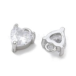 Latón micro pavimenta claro cubic zirconia encantos&nbsp;CU-CBA91C0-03P