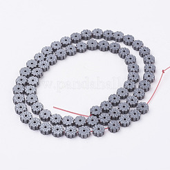 Non magnetici perle ematite sintetico fili&nbsp;G-P341-20F-6x2mm