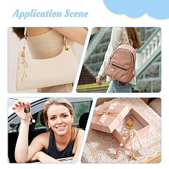 1 bolsa de kits para hacer llaveros con forma de concha&nbsp;DIY-GL0007-17