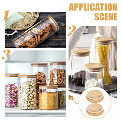 Бамбуковые крышки от бутылок DIY-WH0430-668