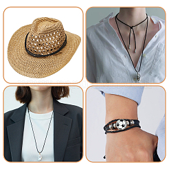 1 моток шнура из коровьей кожи&nbsp;WL-CL0001-17A