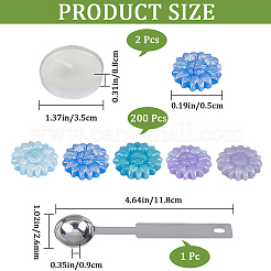 200 шт. цветочные частицы сургуча DIY-CP0009-28