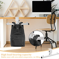 2 шт. 2-цветный железный крючок для вешалки на стол&nbsp;AJEW-NB0008-17