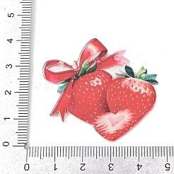 Непрозрачные акриловые подвески с принтом ко Дню святого Валентина&nbsp;OACR-A045-06C